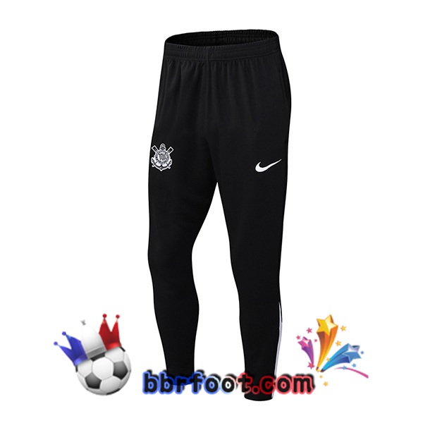 Pantalon Foot Corinthians Noir 2025/2026