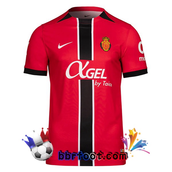 Maillot Foot RCD Mallorca Domicile Rouge 2025/2026 Maillot Foot RCD Mallorca Domicile Rouge 2025/2026