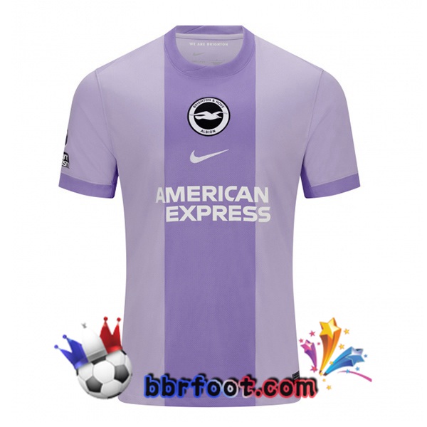 Maillot Foot FC Brighton Exterieur Pourpre 2025/2026