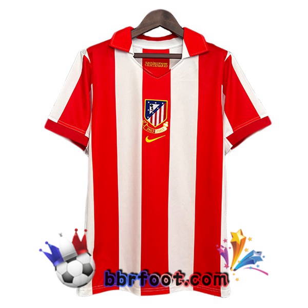 Maillot Foot Atletico Madrid Retro Domicile Rouge 2003-2004