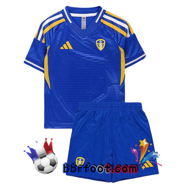 Maillot Foot Leeds United Enfant Exterieur Bleu 2025/2026