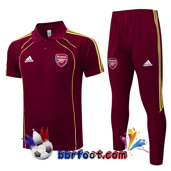 Polo Foot Arsenal + Pantalon Rouge 2025/2026