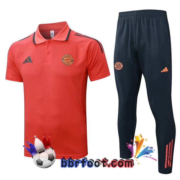 Polo Foot Bayern Munich + Pantalon Orange 2025/2026
