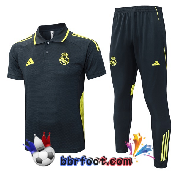 Polo Foot Real Madrid + Pantalon Gris 2025/2026