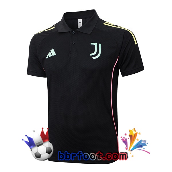 Polo Foot Juventus Noir 2025/2026