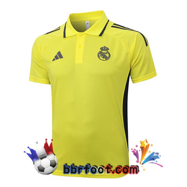 Polo Foot Real Madrid Jaune 2025/2026