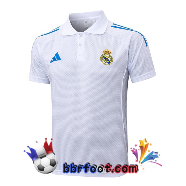 Polo Foot Real Madrid Blanc 2025/2026