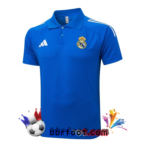 Polo Foot Real Madrid Bleu 2025/2026