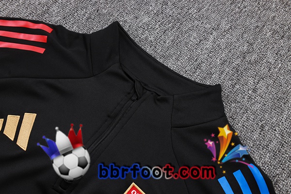 Survetement Foot Lyon OL Noir 2025/2026