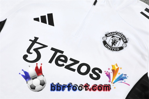 Survetement Foot Manchester United Blanc 2025/2026