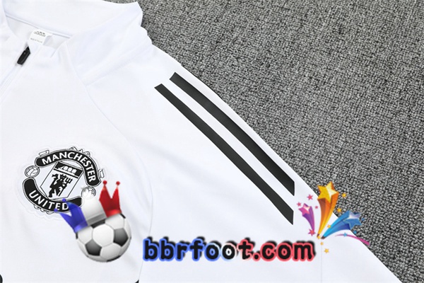 Survetement Foot Manchester United Blanc 2025/2026