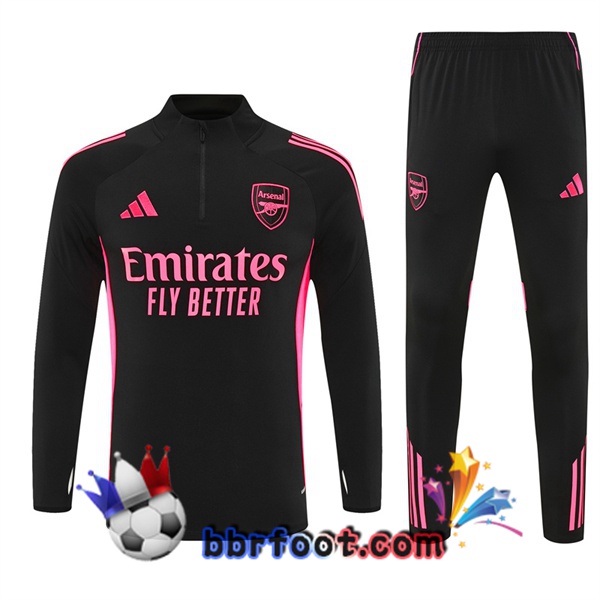 Survetement Foot Arsenal Noir 2025/2026
