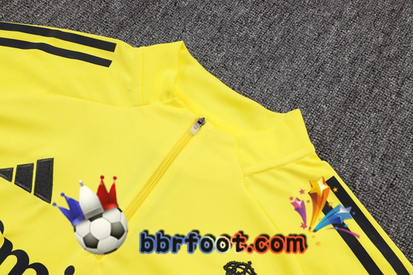 Survetement Foot Real Madrid Jaune 2025/2026