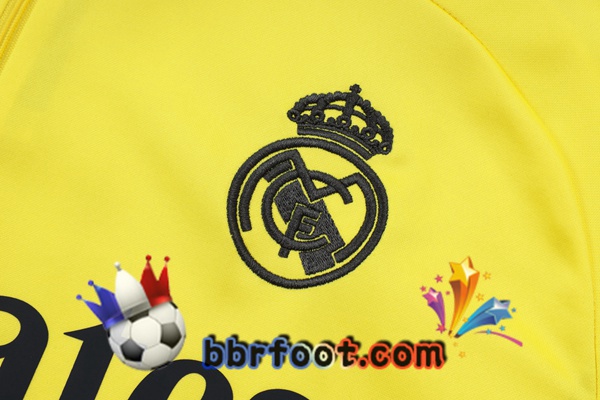 Survetement Foot Real Madrid Jaune 2025/2026