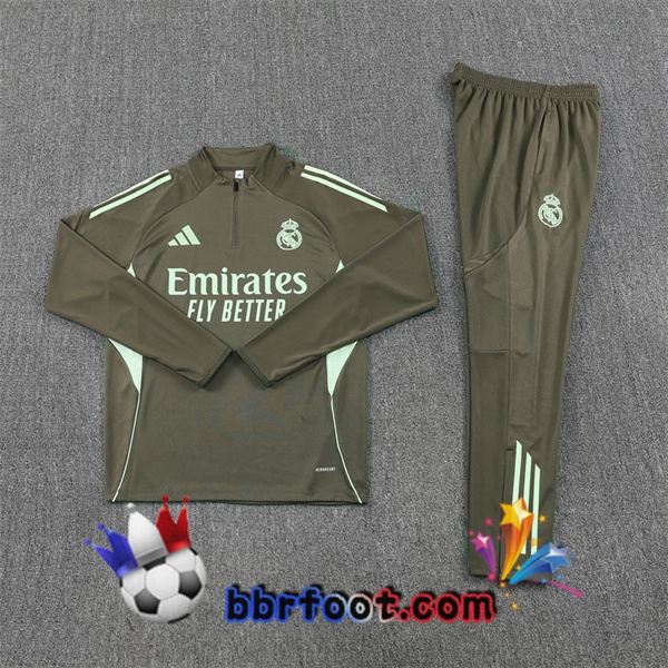 Survetement Foot Real Madrid Vert 2025/2026