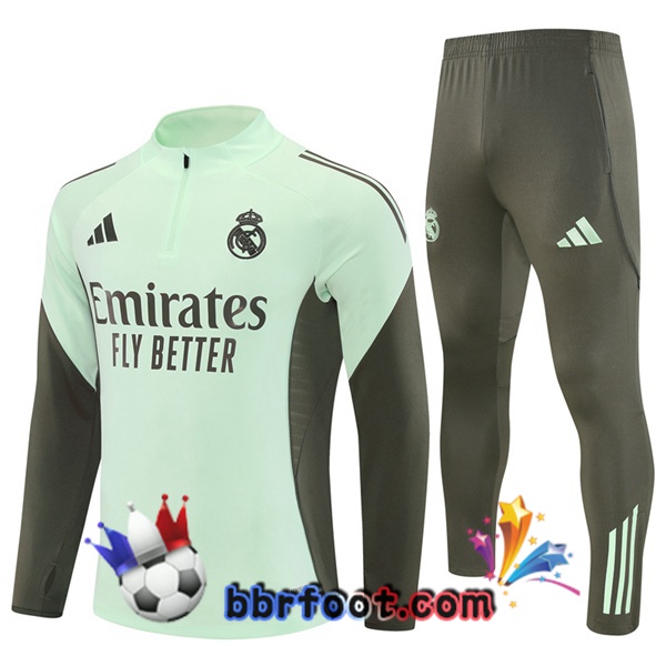 Survetement Foot Real Madrid Vert 2025/2026