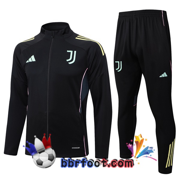 Survetement Foot - Veste Juventus Noir 2025/2026