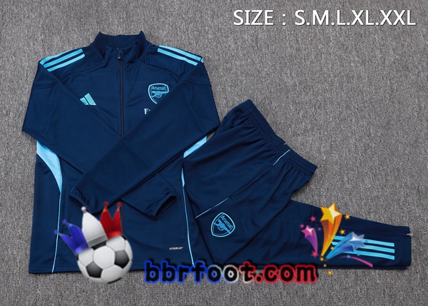 Survetement Foot - Veste Arsenal Bleu Royal 2025/2026