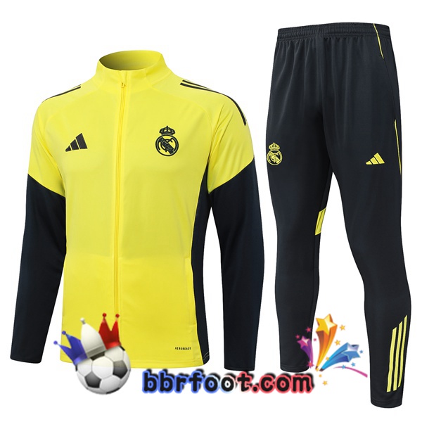 Survetement Foot - Veste Real Madrid Jaune 2025/2026