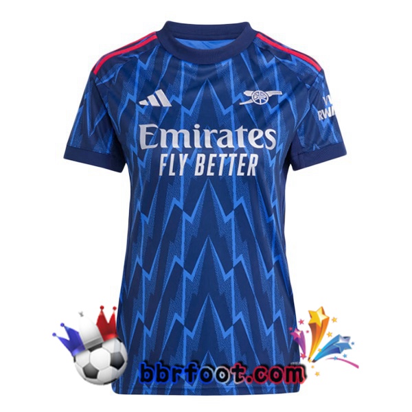 Maillot Foot Arsenal Femme Exterieur Bleu Royal 2025/2026