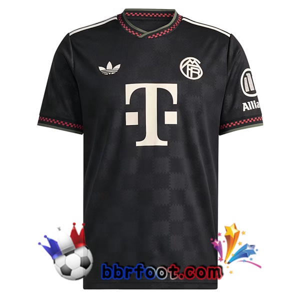 Maillot Foot Bayern Munich Third Noir 2025/2026