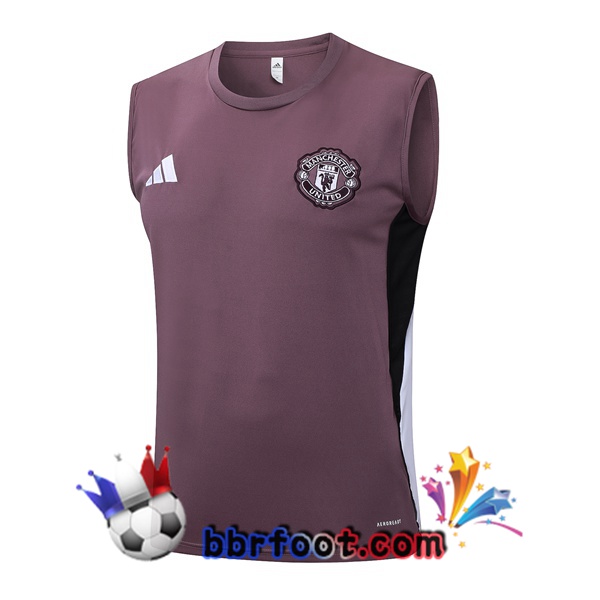 Gilet Foot Manchester United Pourpre 2025/2026
