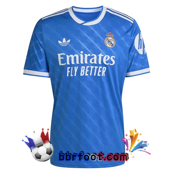 Maillot Foot Real Madrid Third Bleu 2025/2026