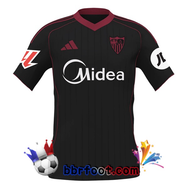 Maillot Foot Sevilla FC Third Noir 2025/2026