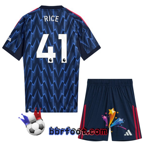 Maillot Foot Arsenal (RICE 41) Enfant Exterieur Bleu Royal 2025/2026