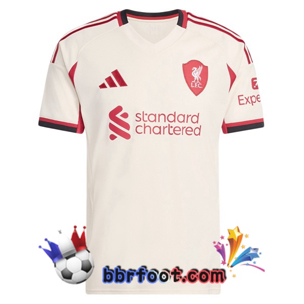 Maillot Foot FC Liverpool Exterieur Jaune 2025/2026