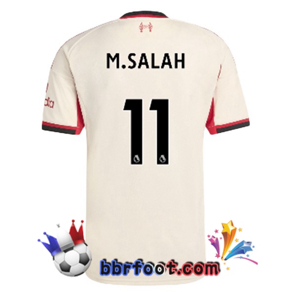 Maillot Foot FC Liverpool (M.SALAH 11) Exterieur Jaune 2025/2026