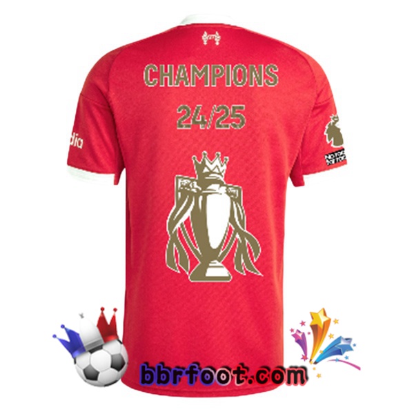 Maillot Foot FC Liverpool Champions Édition Spéciale Domicile Rouge 2025/2026