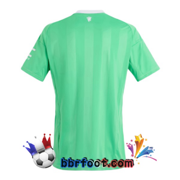 Maillot Foot Manchester United Gardien de but Vert 2025/2026