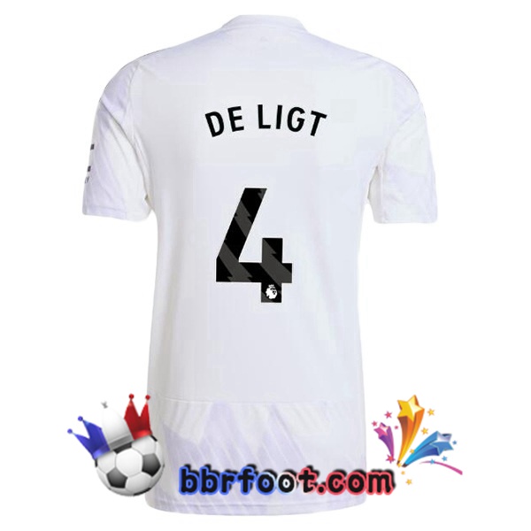 Maillot Foot Manchester United (DE LIGT 4) Exterieur Blanc 2025/2026