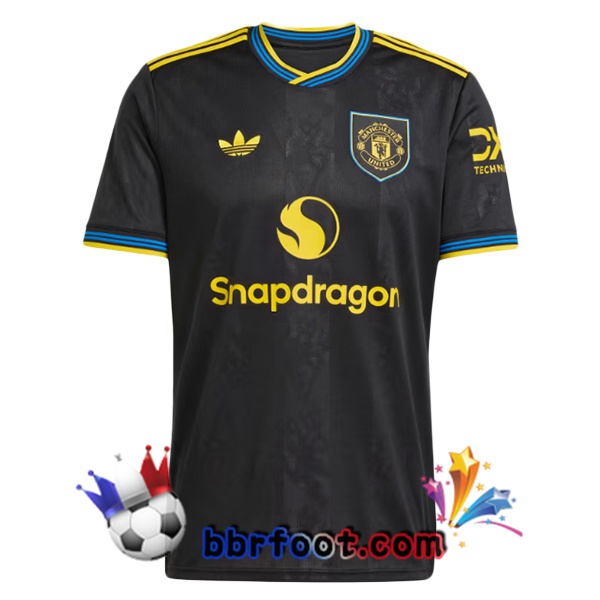 Maillot Foot Manchester United Third Noir 2025/2026
