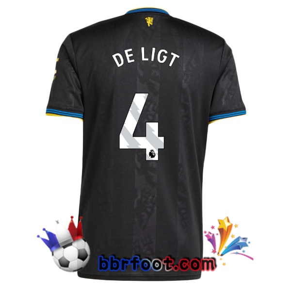 Maillot Foot Manchester United (DE LIGT 4) Third Noir 2025/2026