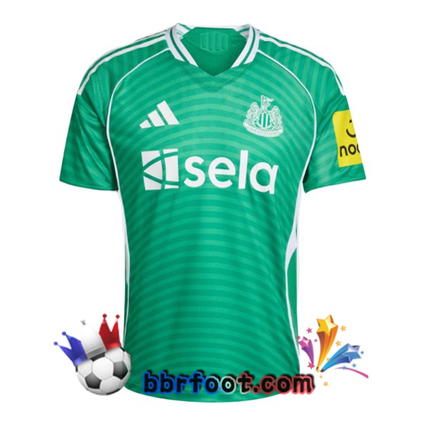 Maillot Foot Newcastle United Exterieur Vert 2025/2026