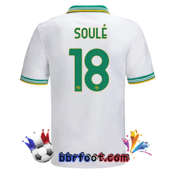 Maillot Foot AS Roma (SOULÉ 18) Third Blanc 2025/2026