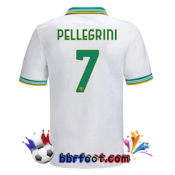 Maillot Foot AS Roma (PELLEGRINI 7) Third Blanc 2025/2026