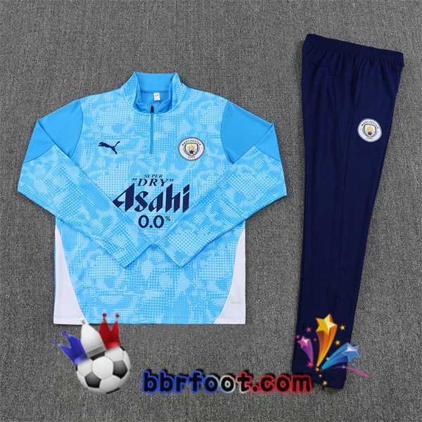 Survetement Foot Manchester City Bleu 2025/2026