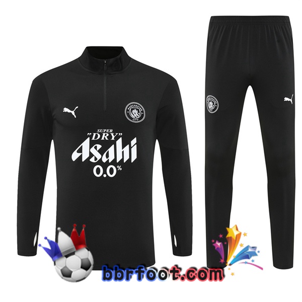 Survetement Foot Manchester City Noir 2025/2026
