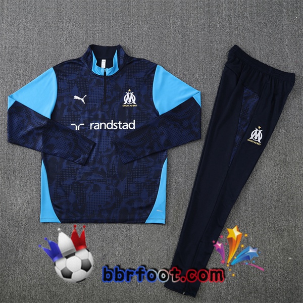 Survetement Foot Marseille OM Bleu Royal 2025/2026