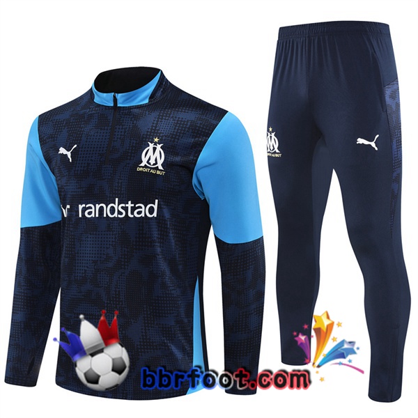 Survetement Foot Marseille OM Bleu Royal 2025/2026