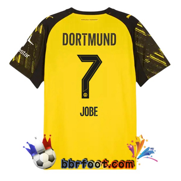 Maillot Foot Dortmund BVB (Jobe 7) Domicile Jaune 2025/2026