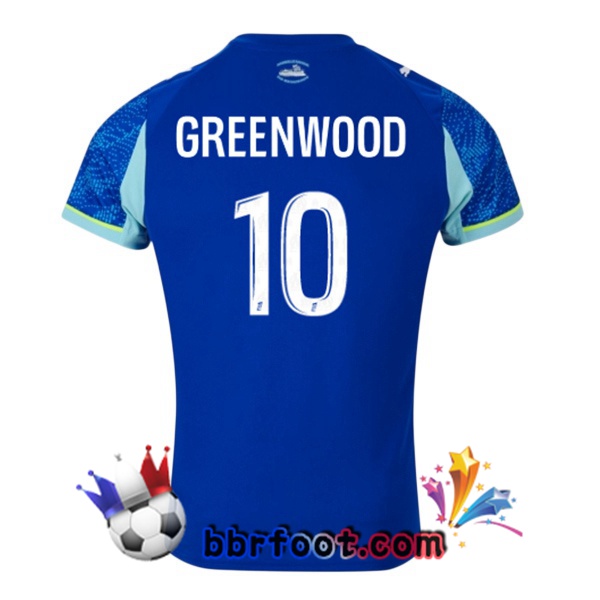 Maillot Foot Marseille OM (GREENWOOD 10) Third Bleu 2025/2026