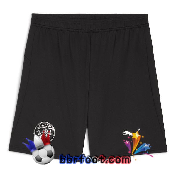 Short Foot Manchester City Exterieur Noir 2025/2026