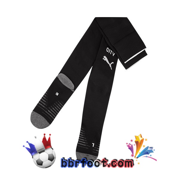 Chaussettes Foot Manchester City Exterieur Noir 2025/2026