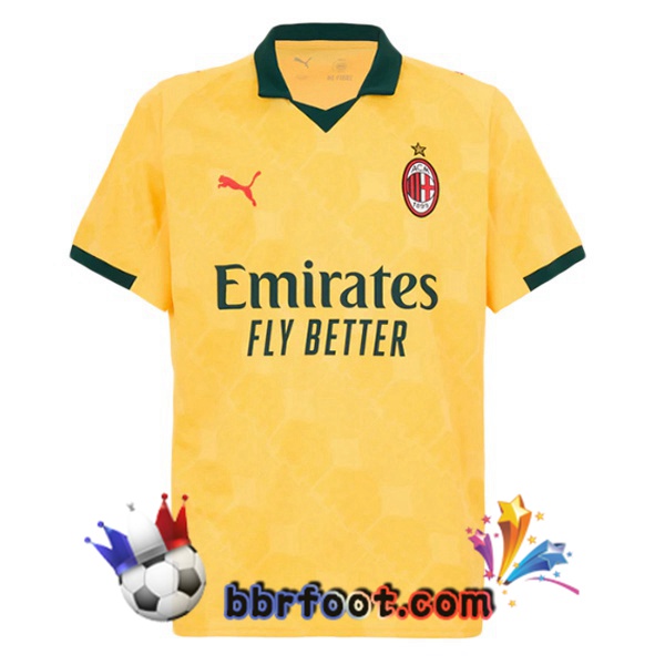 Maillot Foot AC Milan Third Jaune 2025/2026