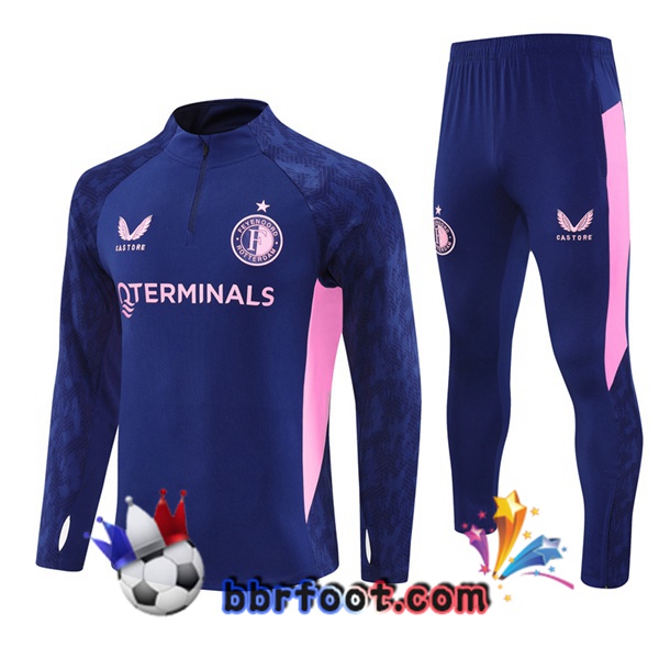 Survetement Foot Feyenoord Bleu Royal 2025/2026