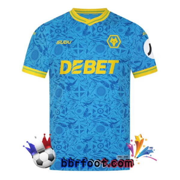 Maillot Foot Wolves Third Bleu 2025/2026